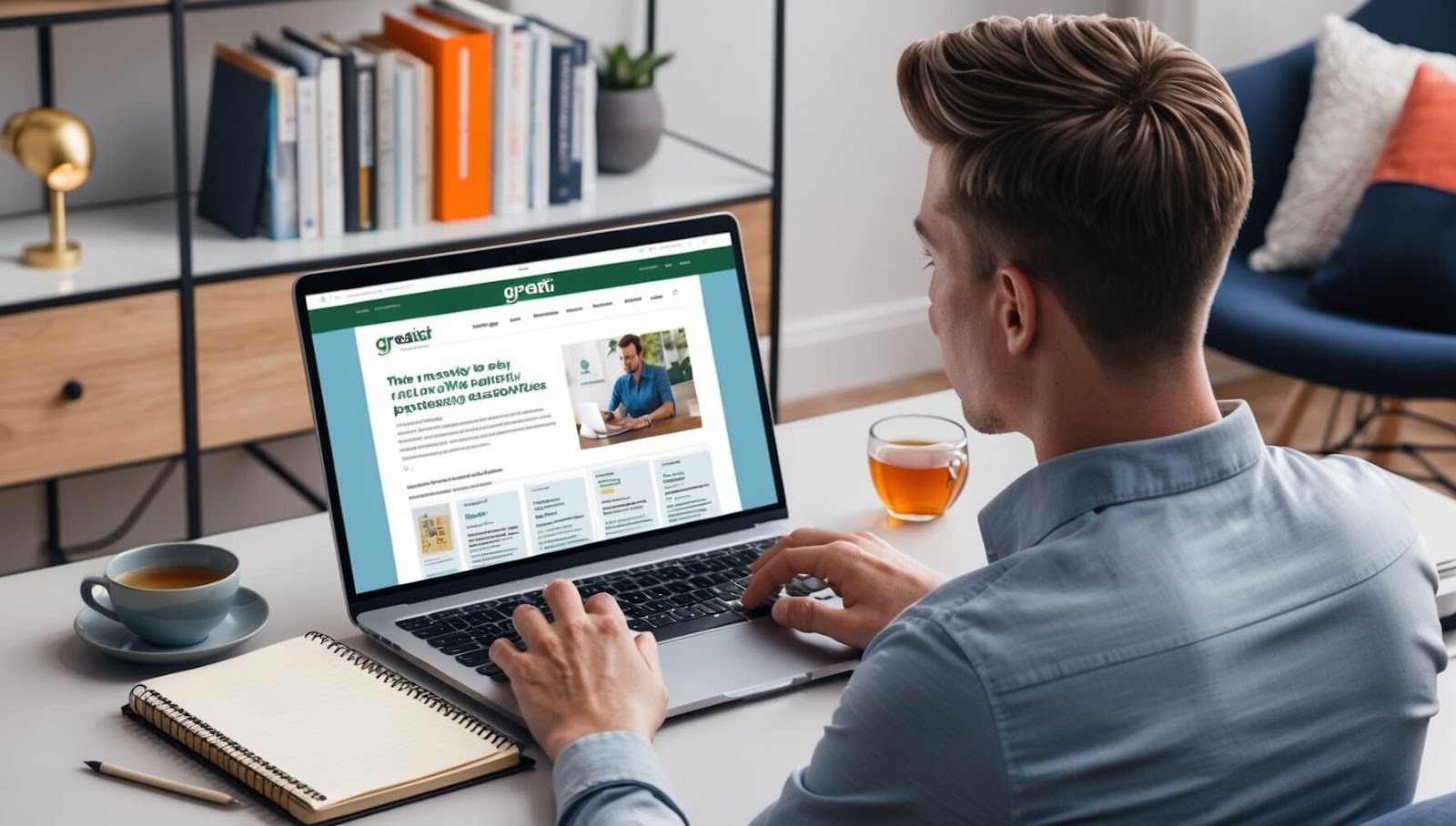 Man working on Greatist