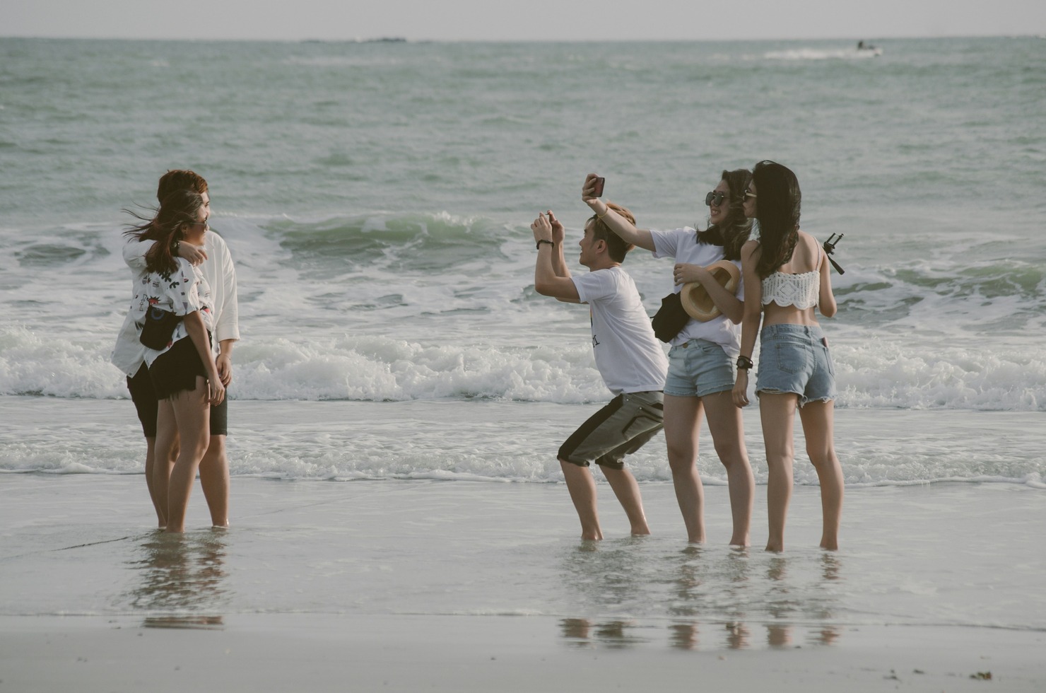 A team of vloggers.