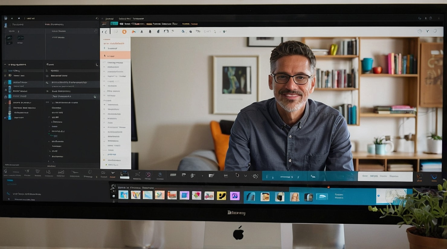 App for editing video for an online course