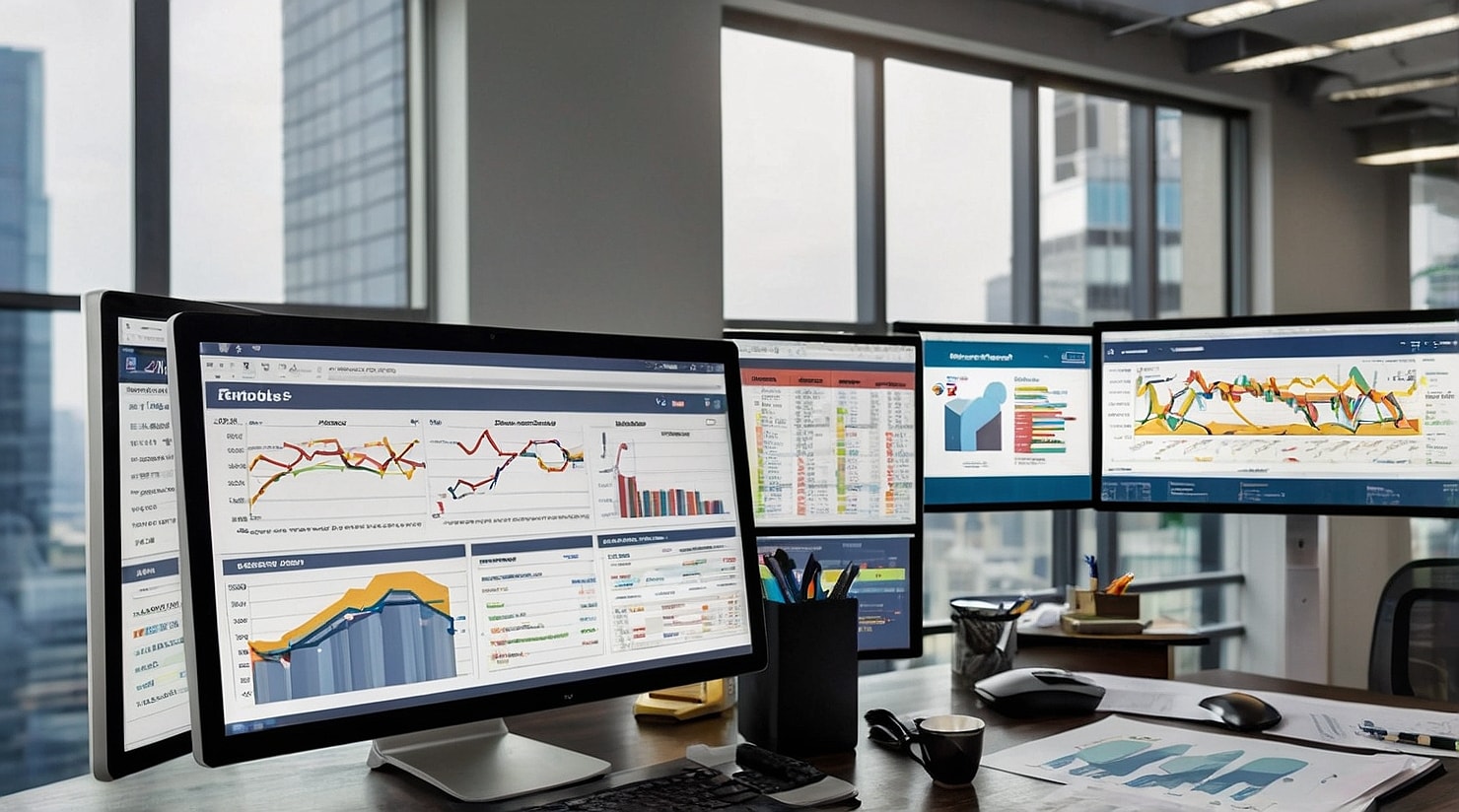 Computer-generated financial and traffic reports and analysis