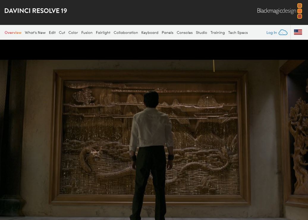 Davinci Resolve website
