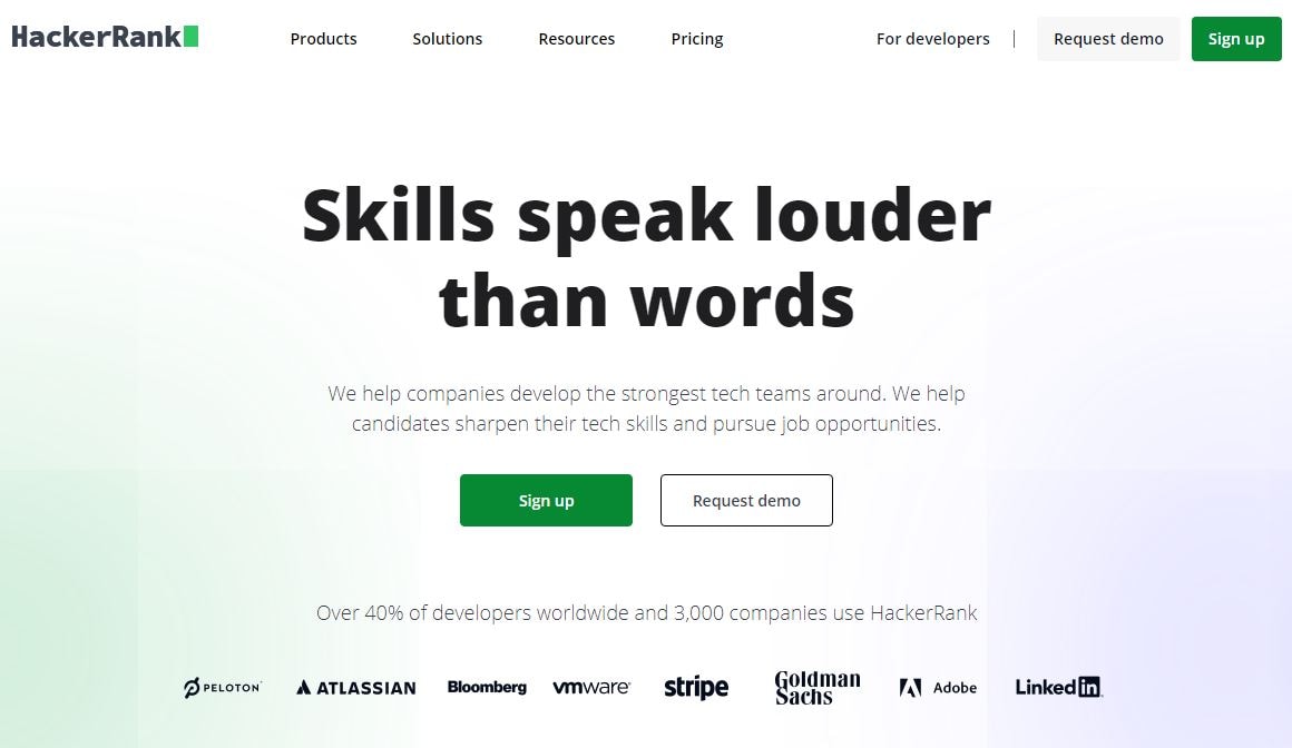 Hackerrank.com website