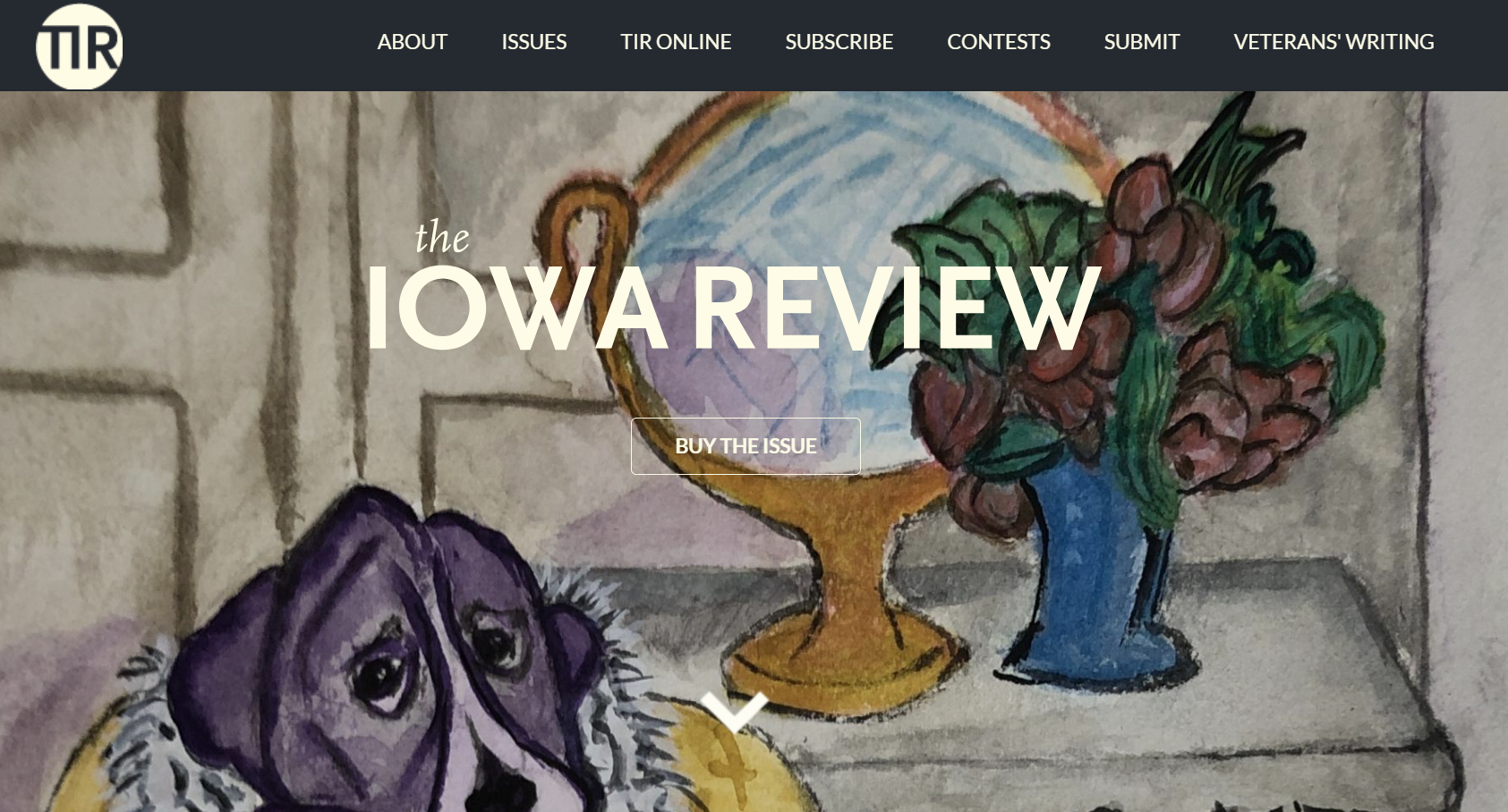 IOWA Review homepage.