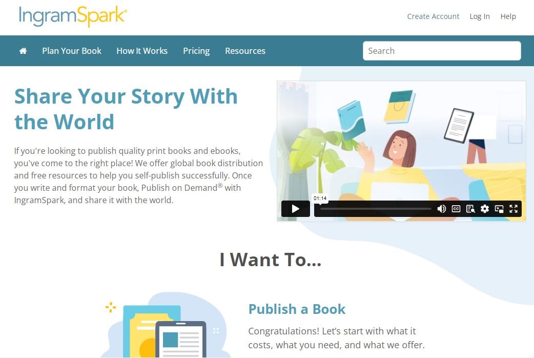 Ingramspark website