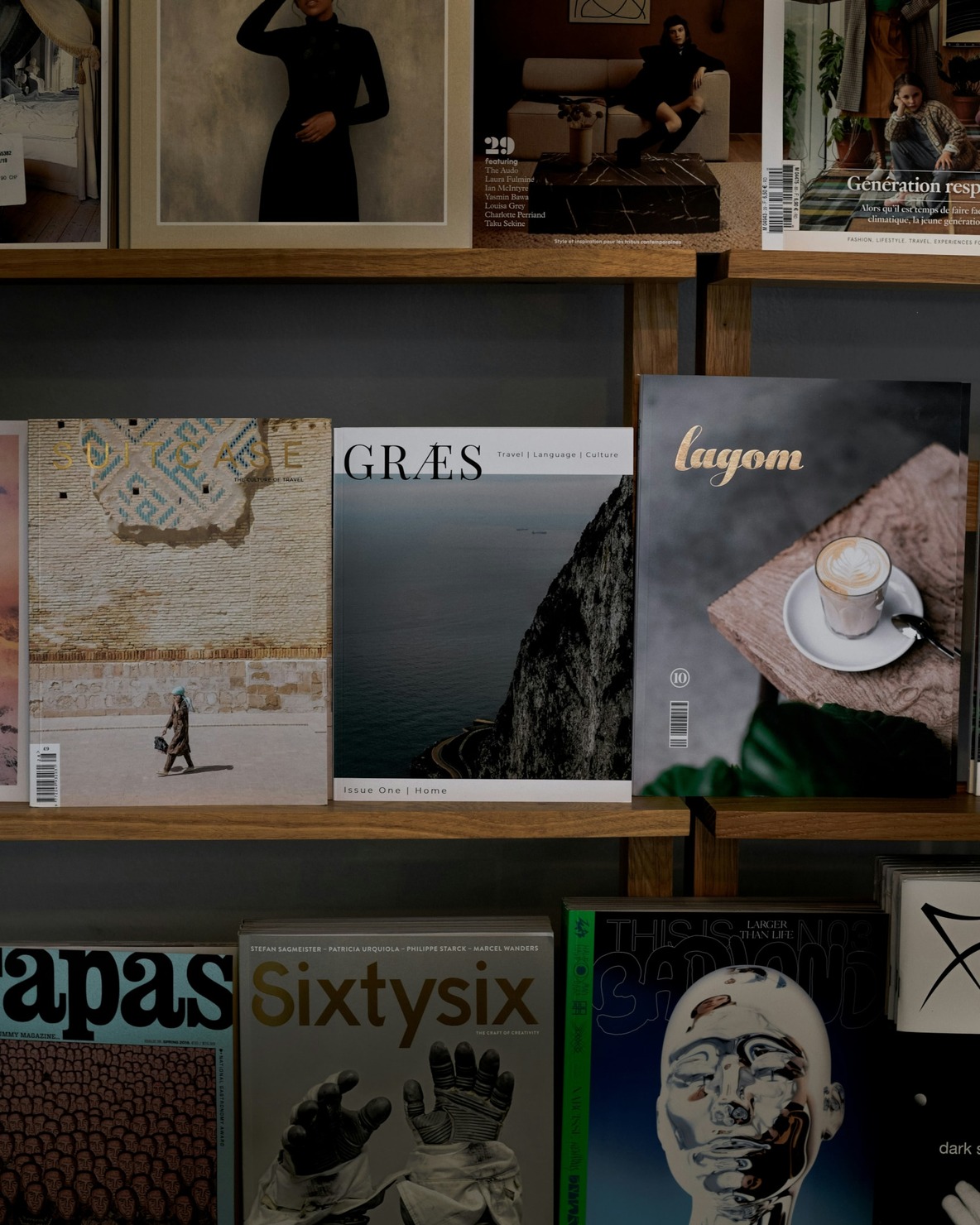 Multilingual books.