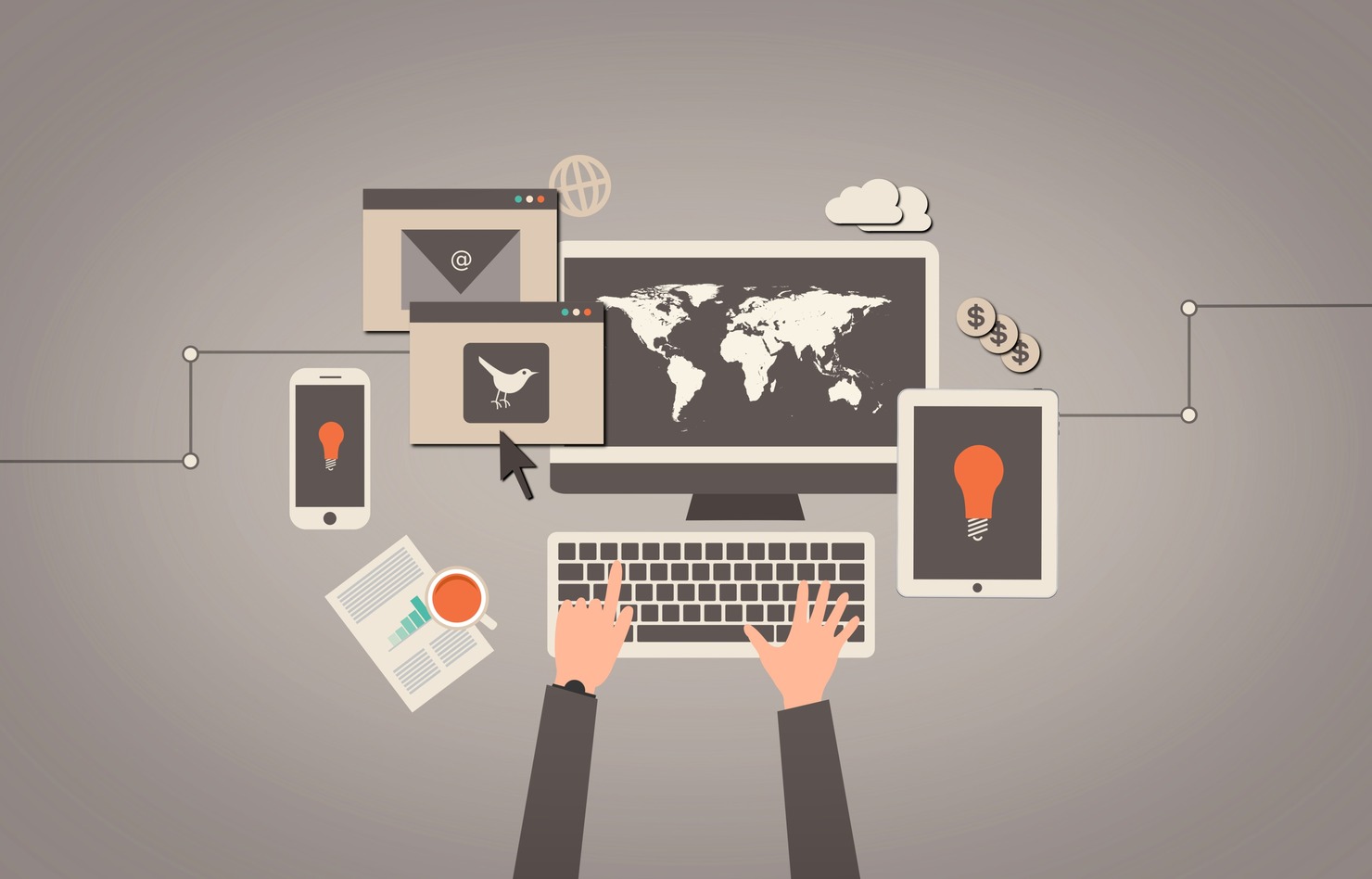 Online marketing.