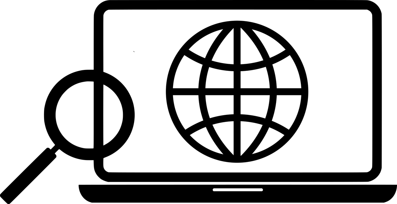 The web icon.