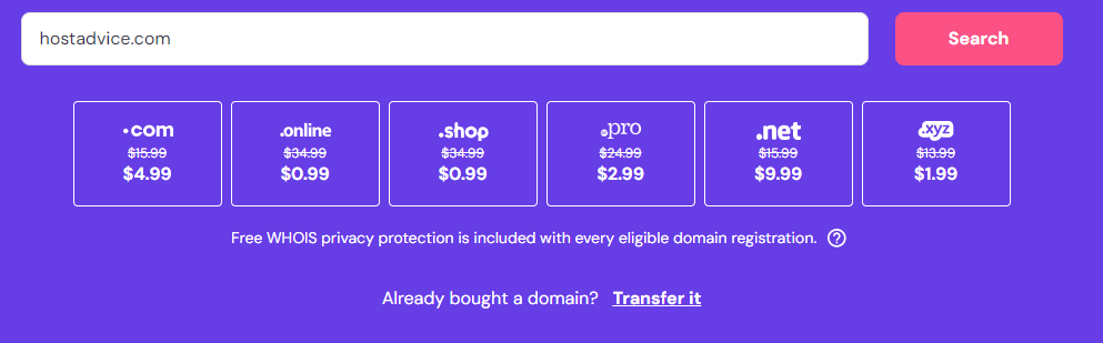 Hostinger Domain Coupons- Italian