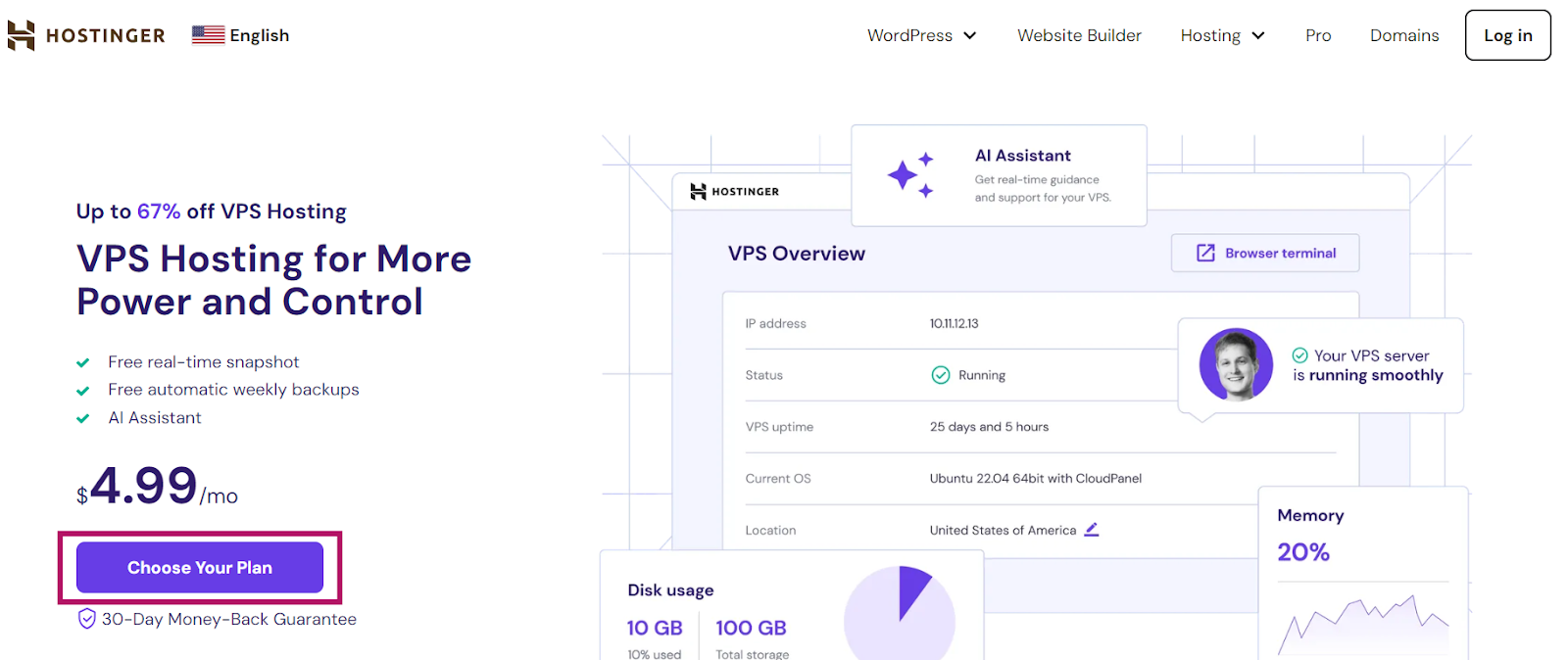Hostinger VPS Coupon- Chinese