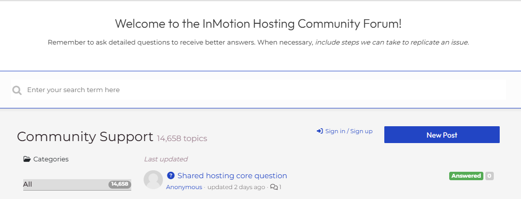 InMotion Business Hosting Review