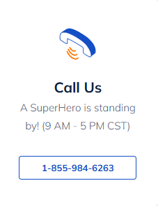 screenshot of Phone number