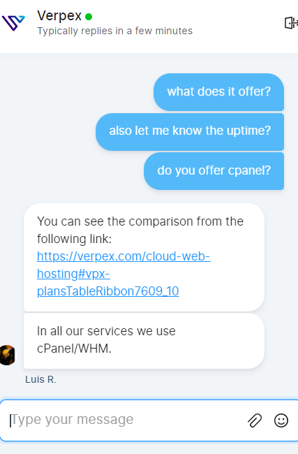 Verpex Hosting Review -Swedish