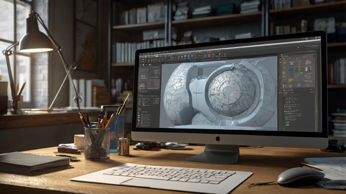 3D model.