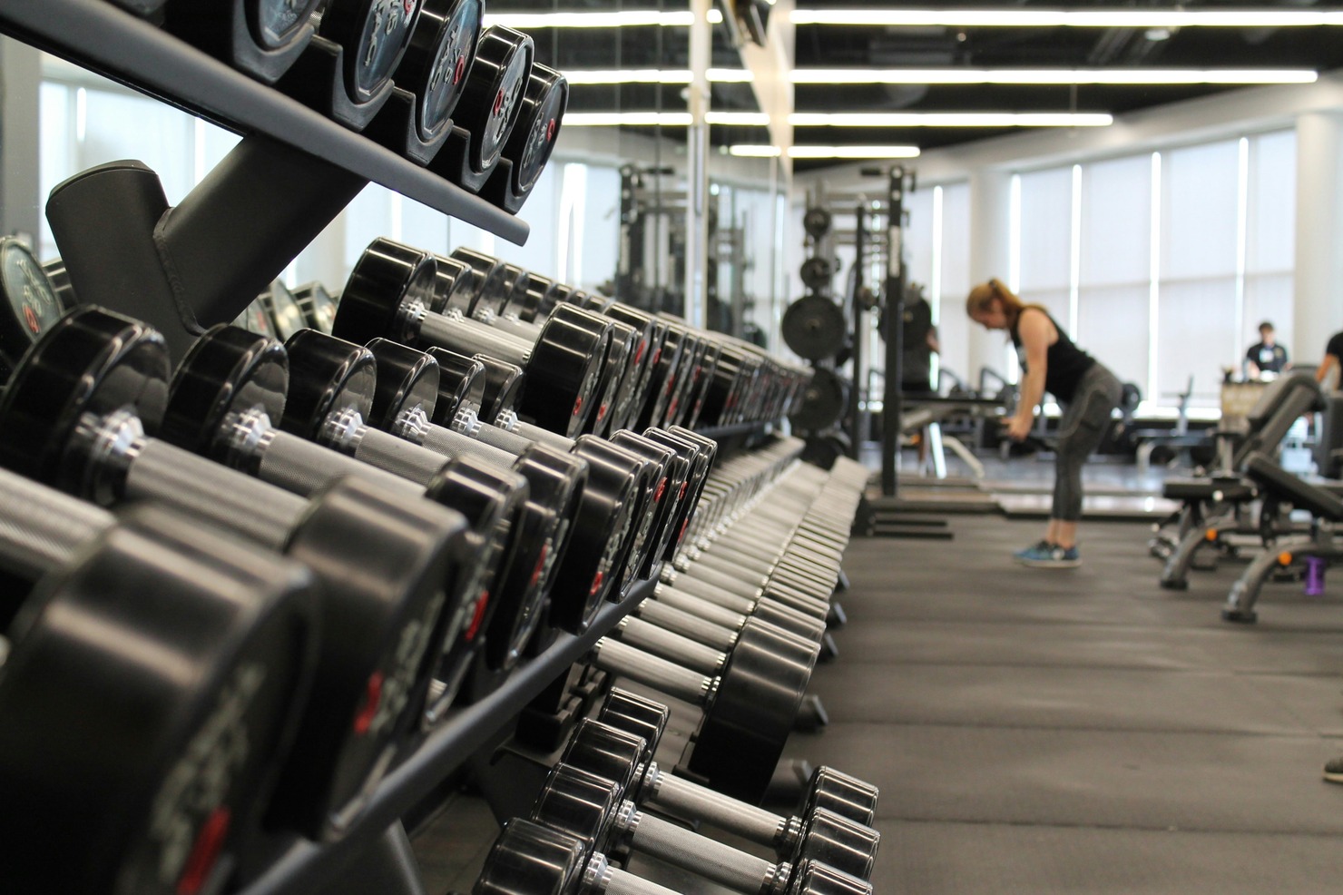 A gym.