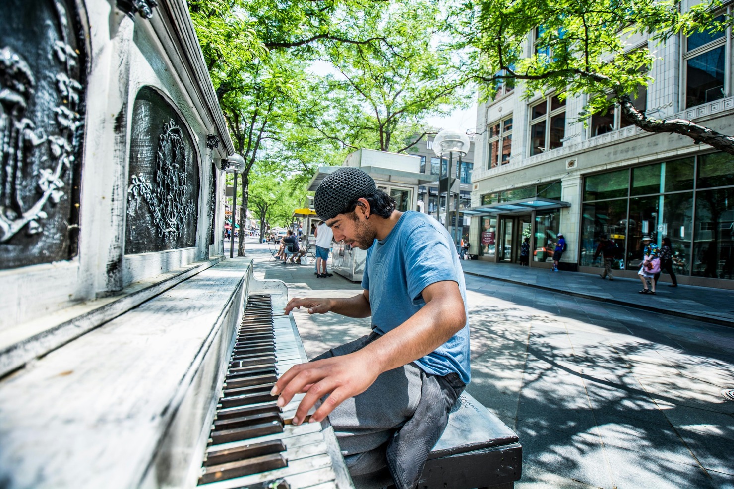 A street performer.