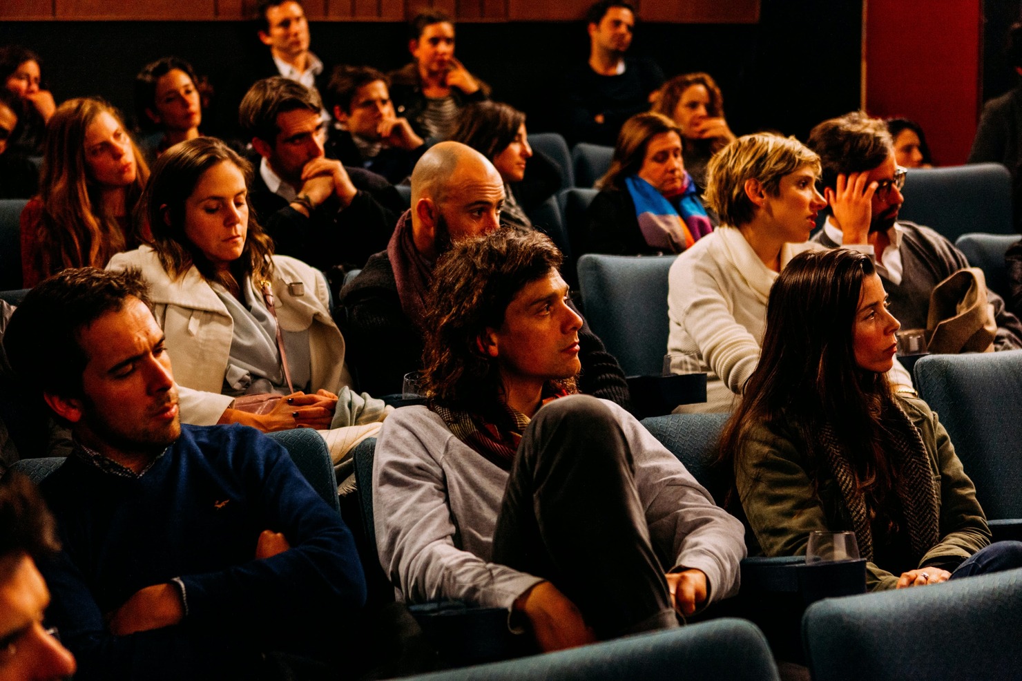An audience.