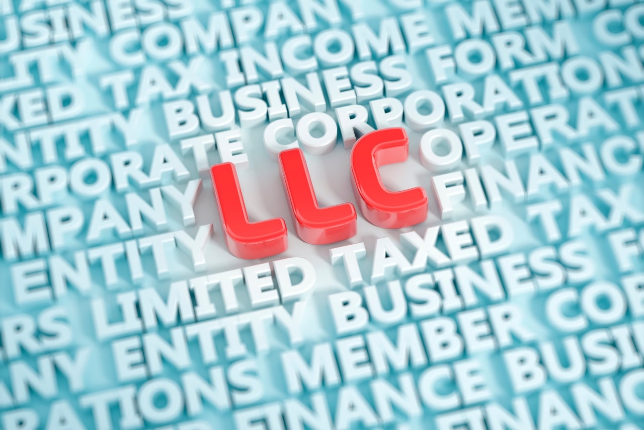 Bold red letters 