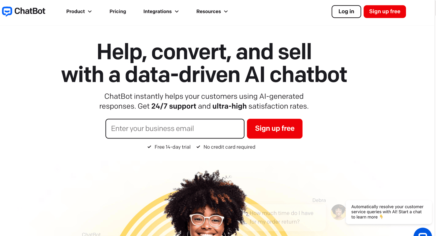 Chatbot.com website