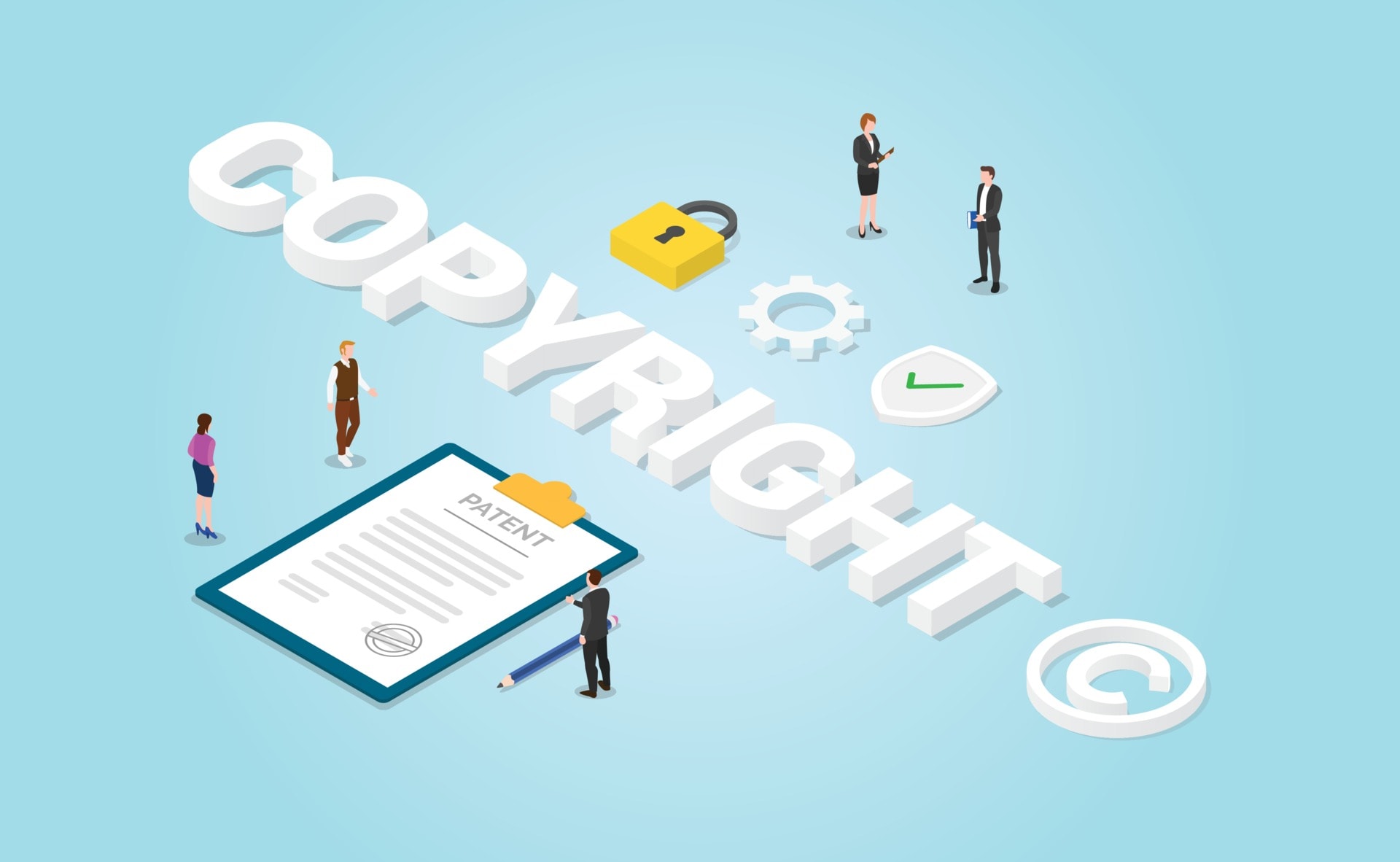 Copyright and patent writing.