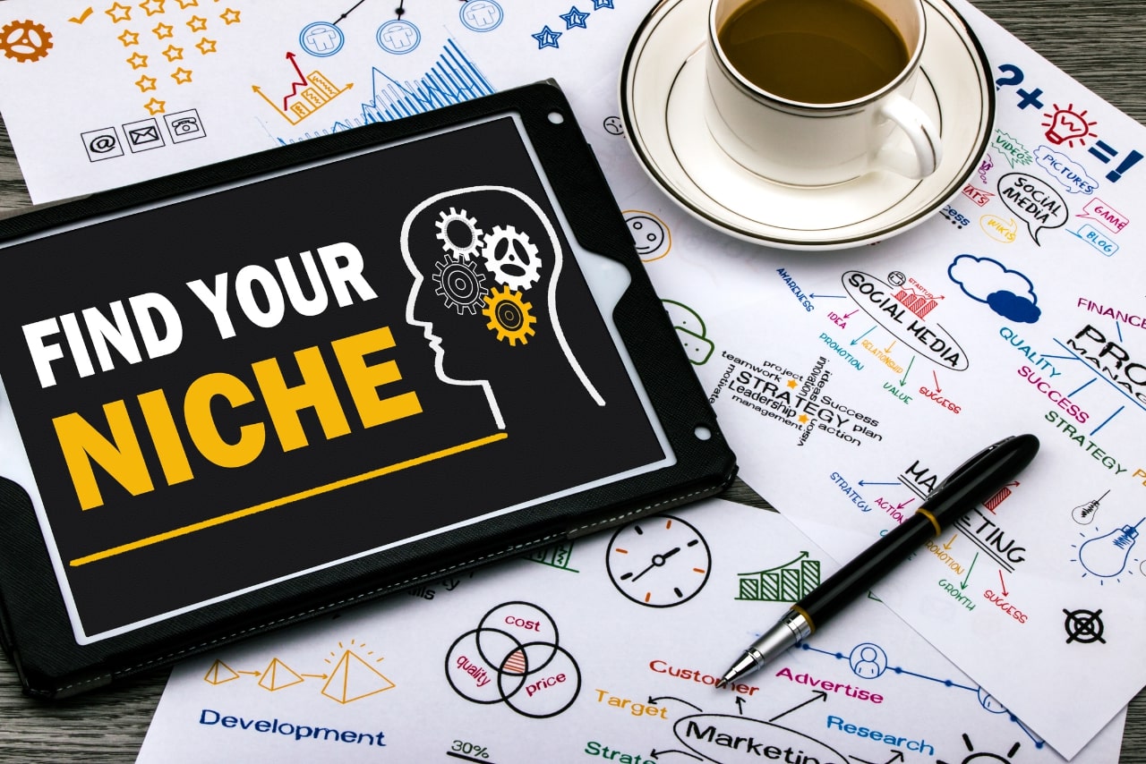 Find your niche sign.