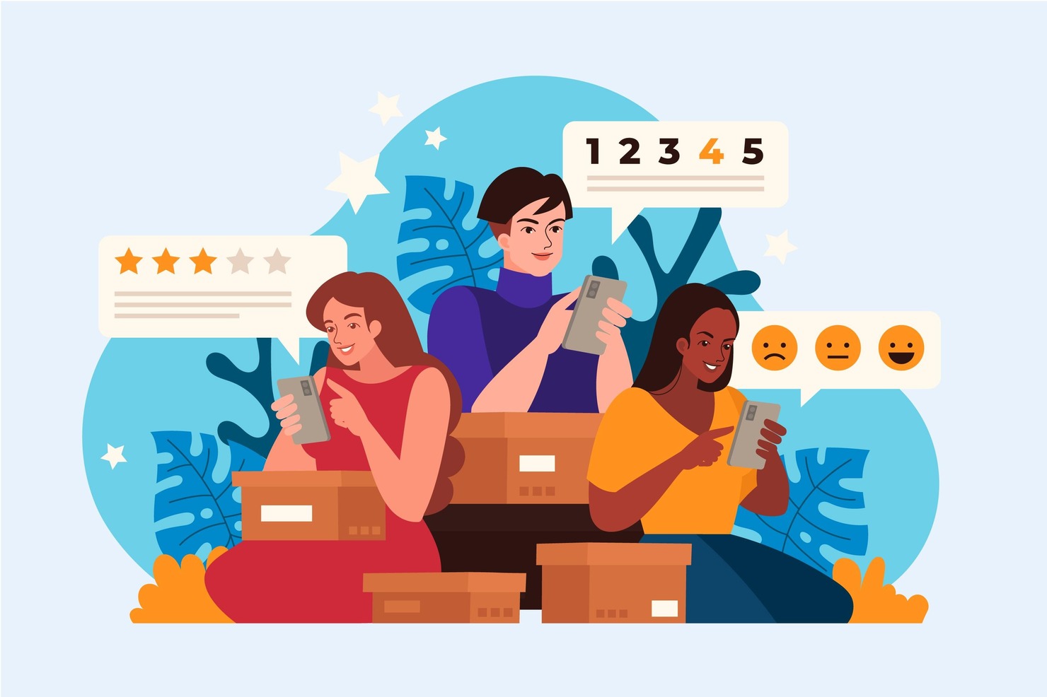 Flat feedback concept.