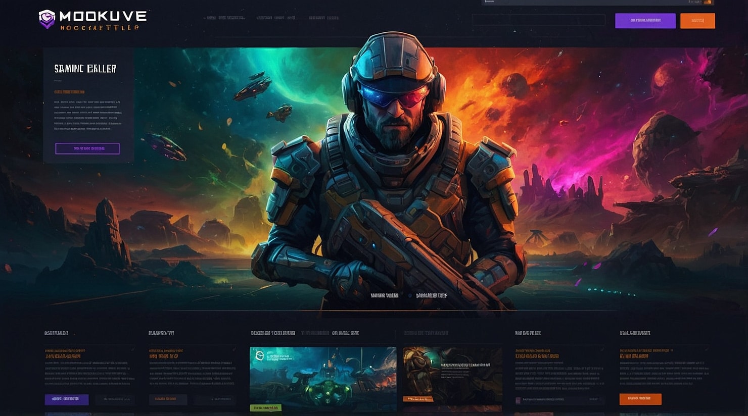 Gaming website launch.