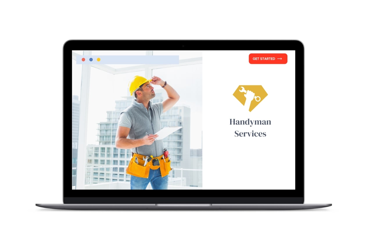 Handyman services website.