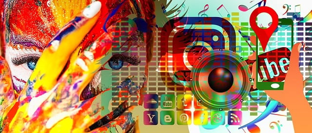 Image concept of social media platforms.
