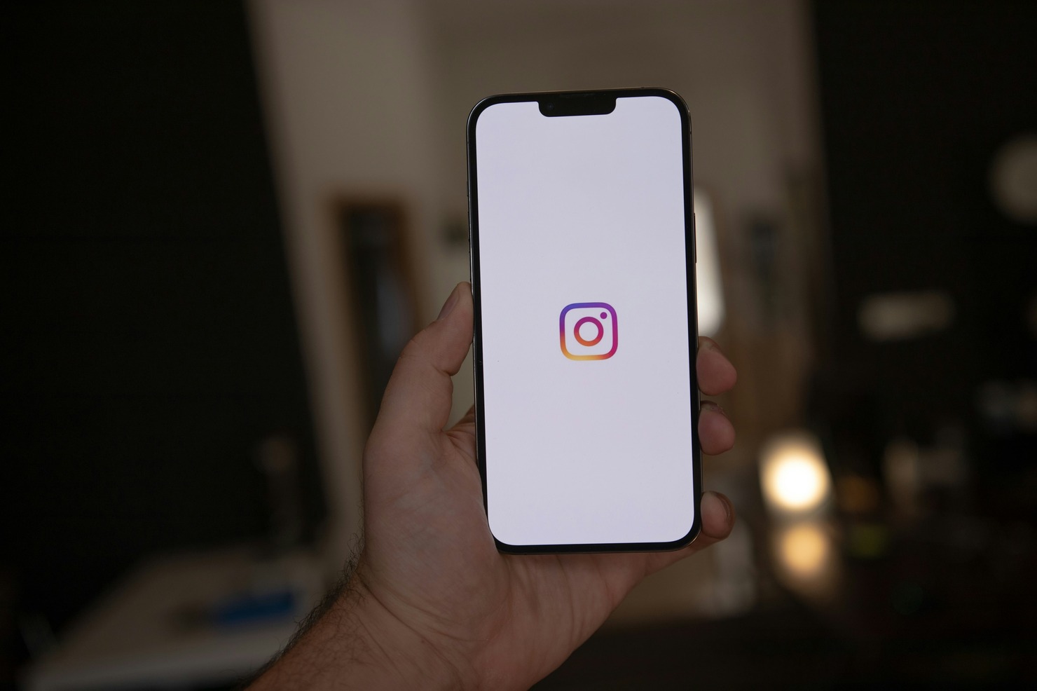 Instagram logo.