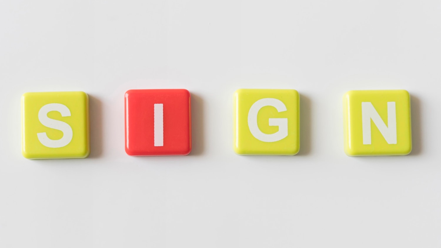Top view sign language concept.