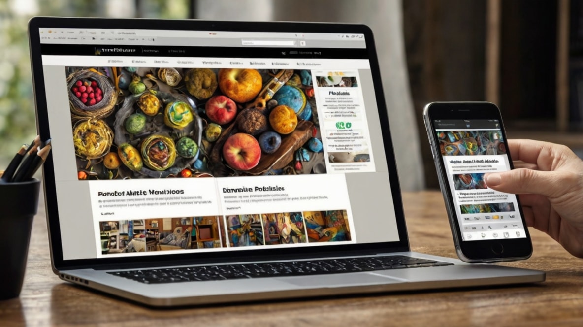Website optimized for mobile.