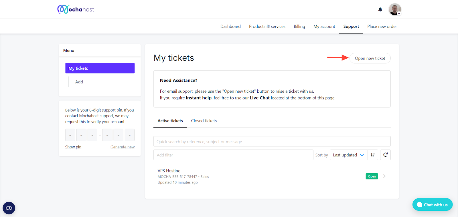 Ticket Support