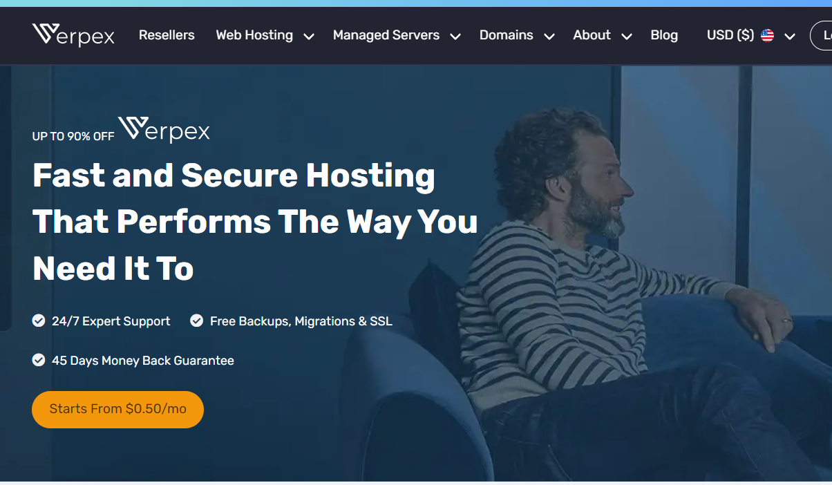 PROOFREADING - Verpex Hosting Review - French