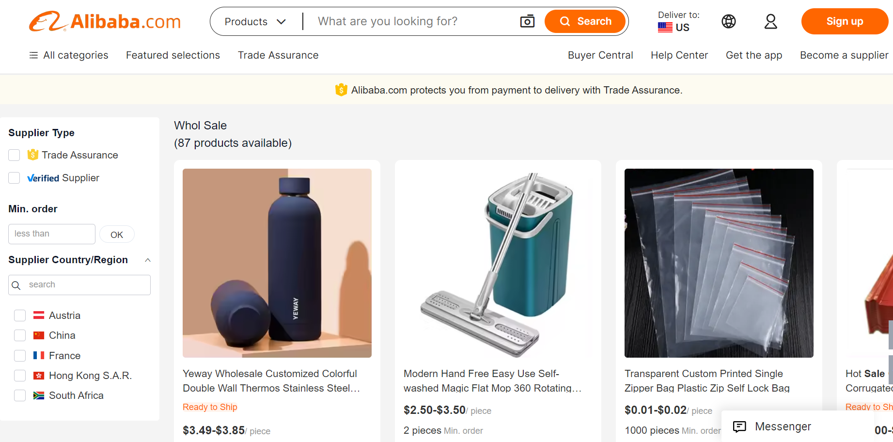 Alibaba homepage_1