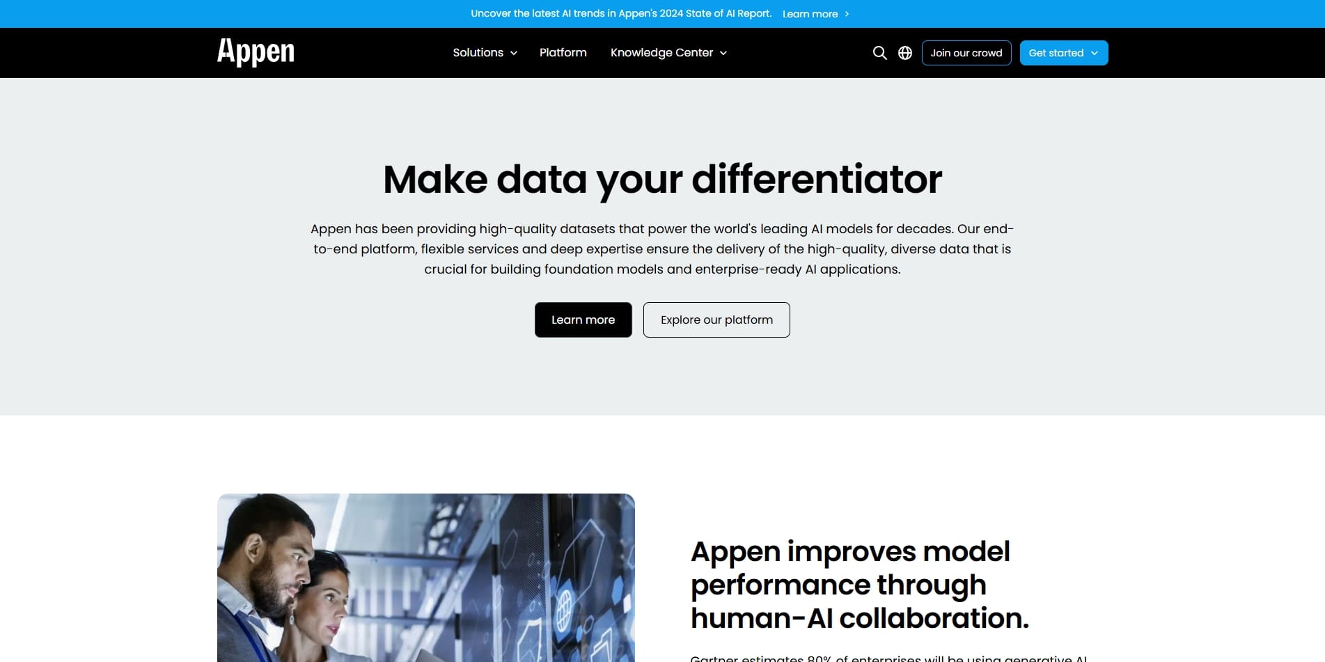 Appen's website.