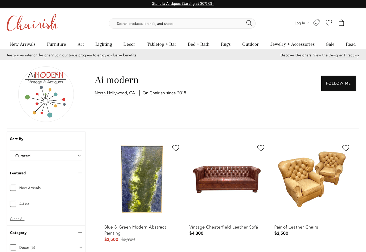 Chairish.com website
