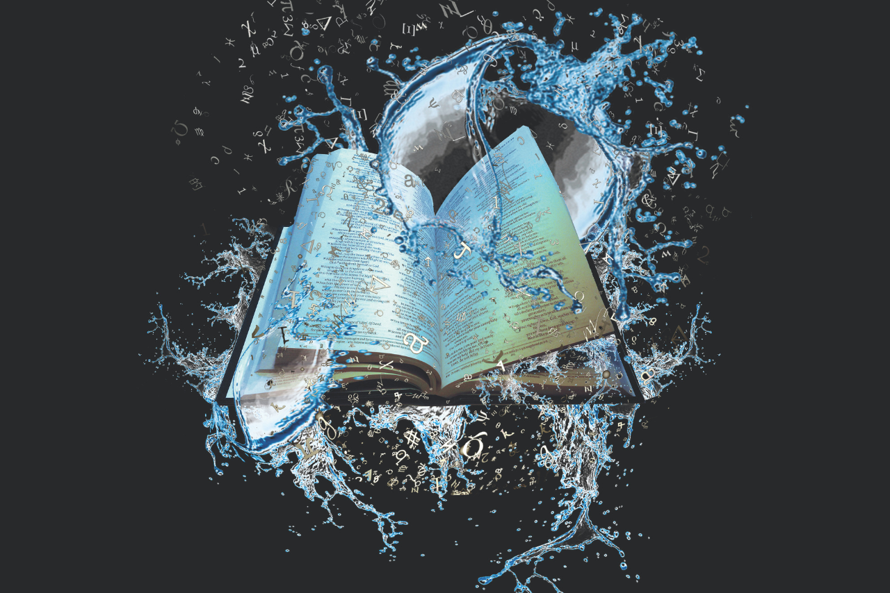 Digital illustration Of Book.