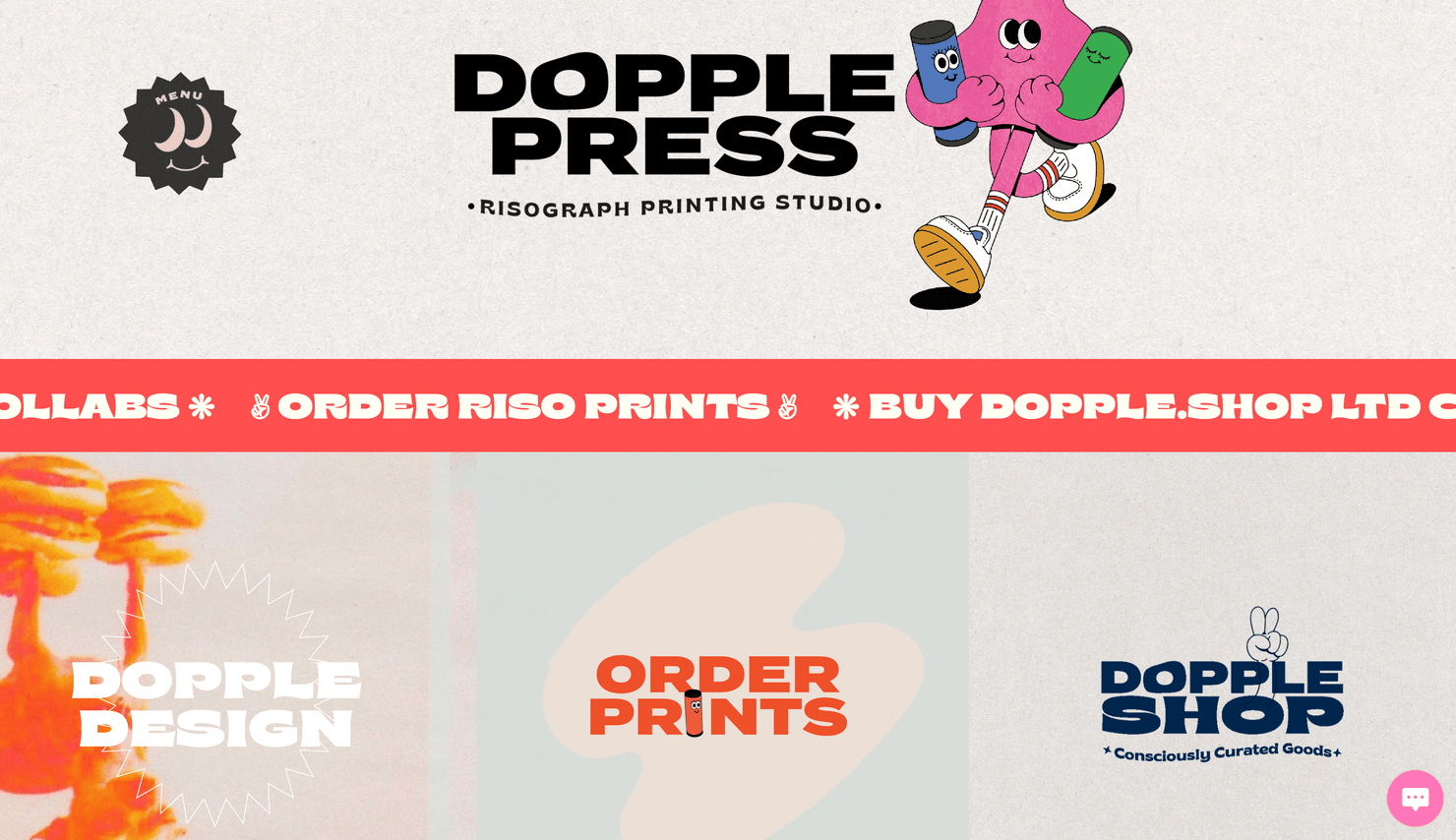 DopplePress website