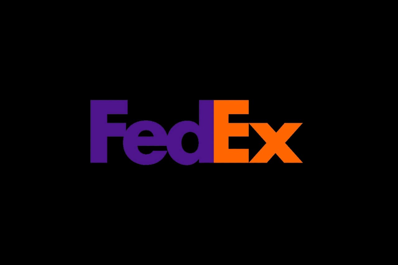 FedEx logo.