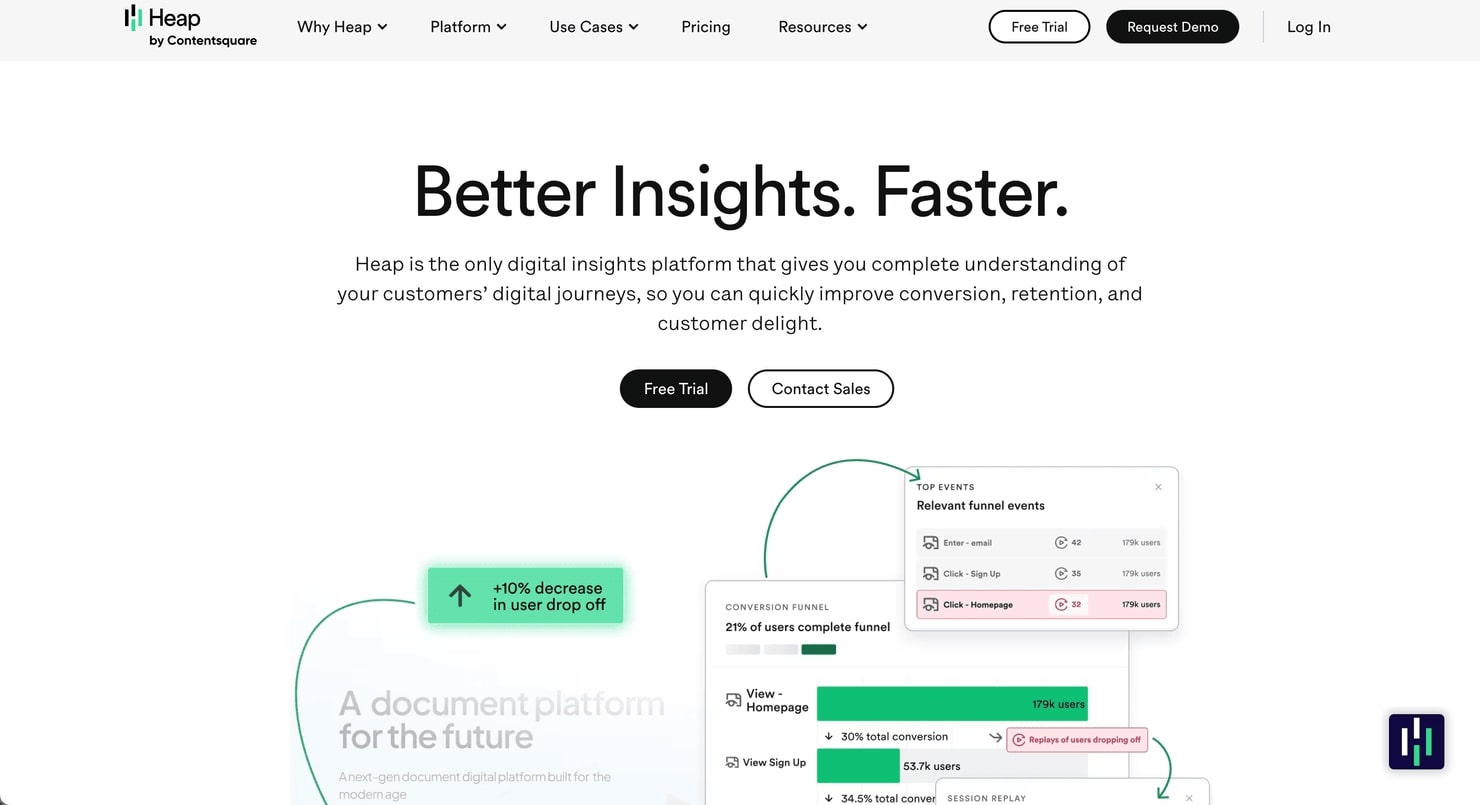 Heap, a digital insights platform