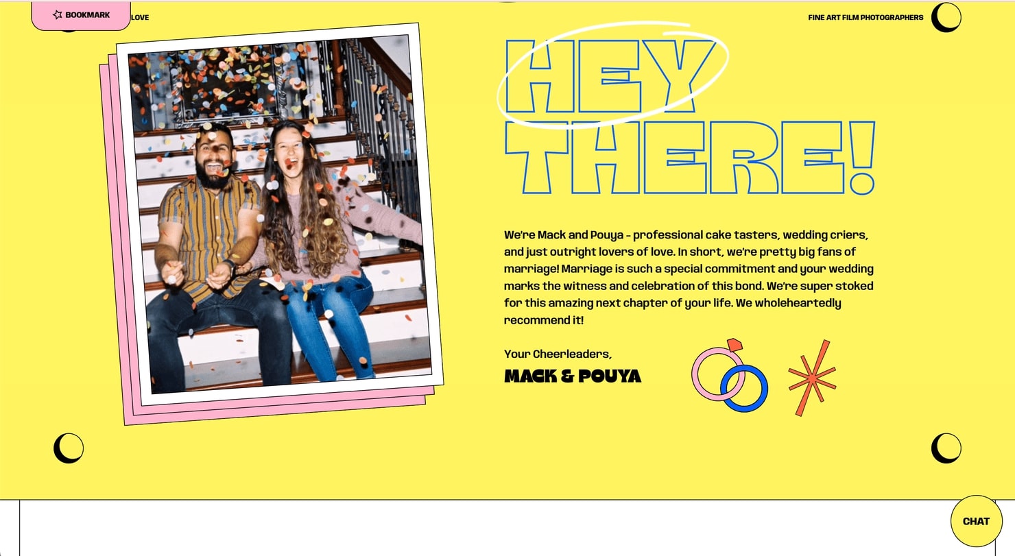 Mack & Pouya Photography's About Us page