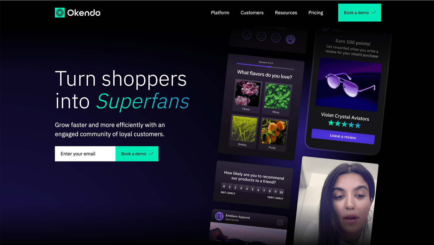 Okendo website