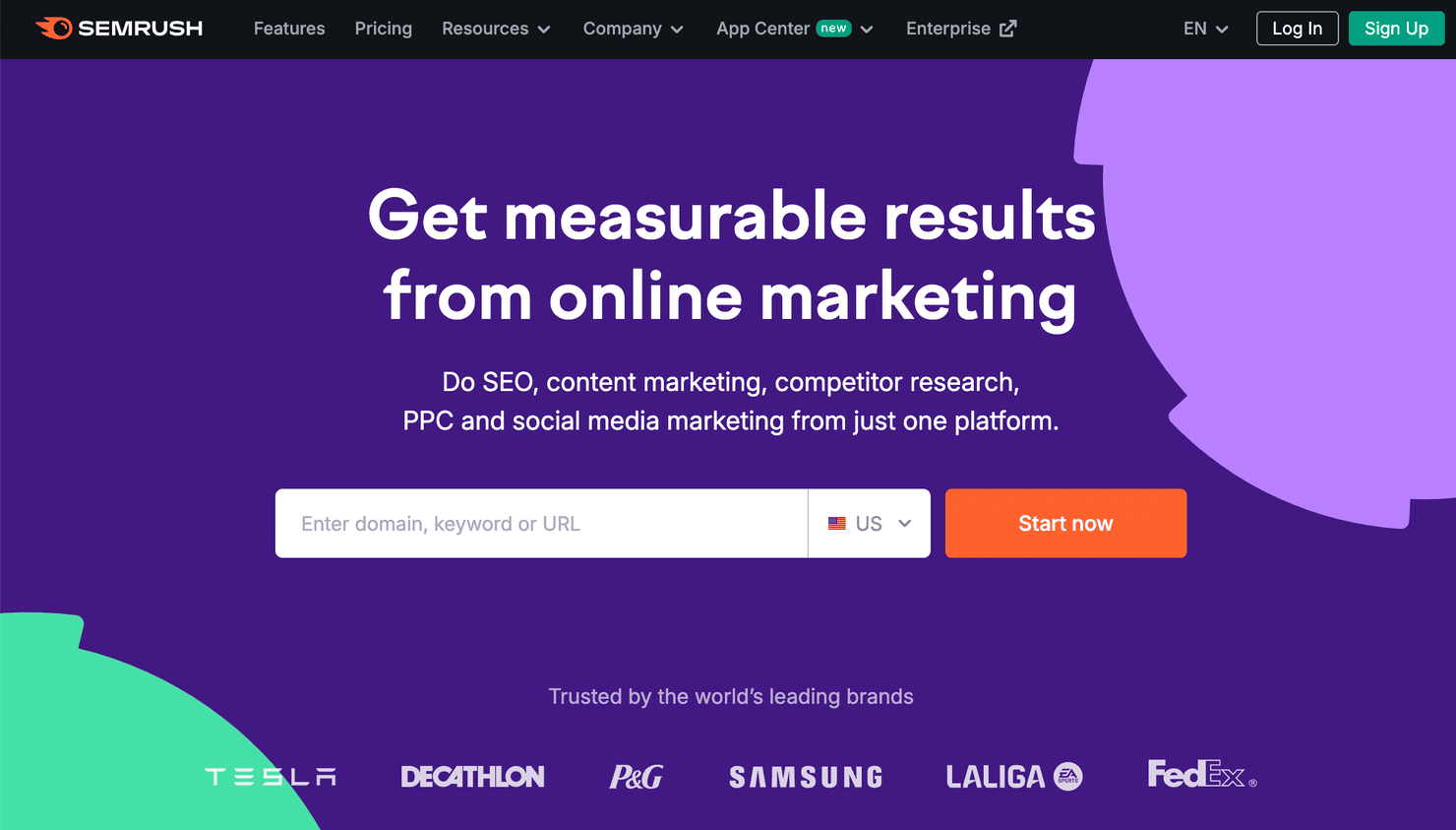 SEMrush website