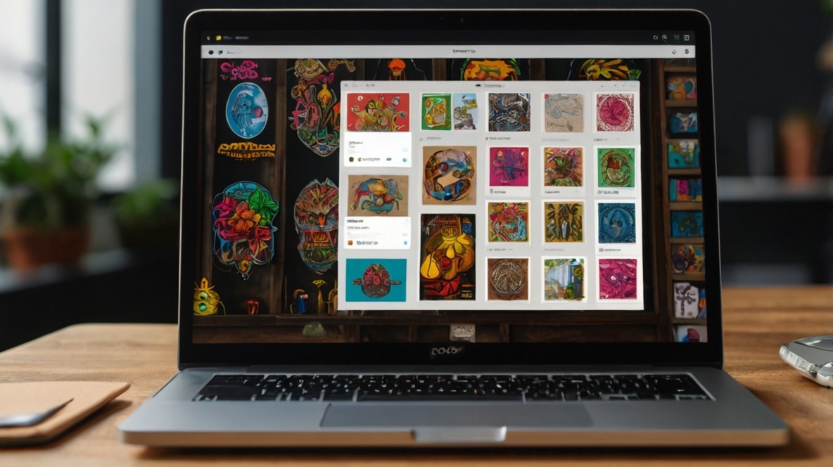 Sticker shop website.