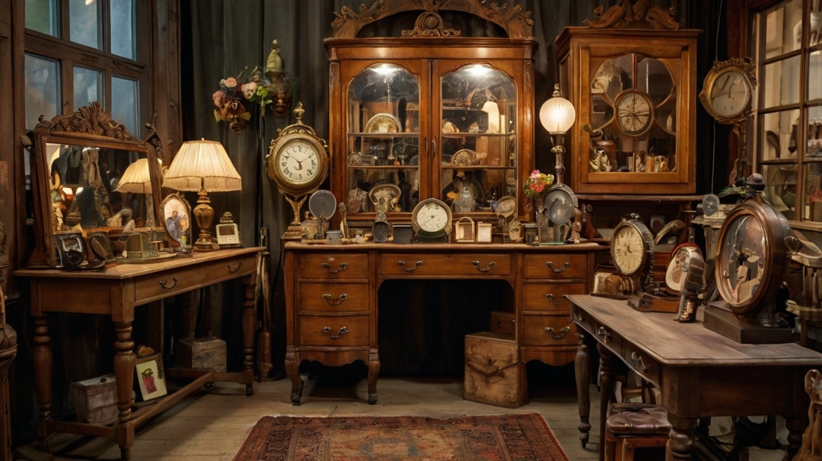 Store selling vintage items.