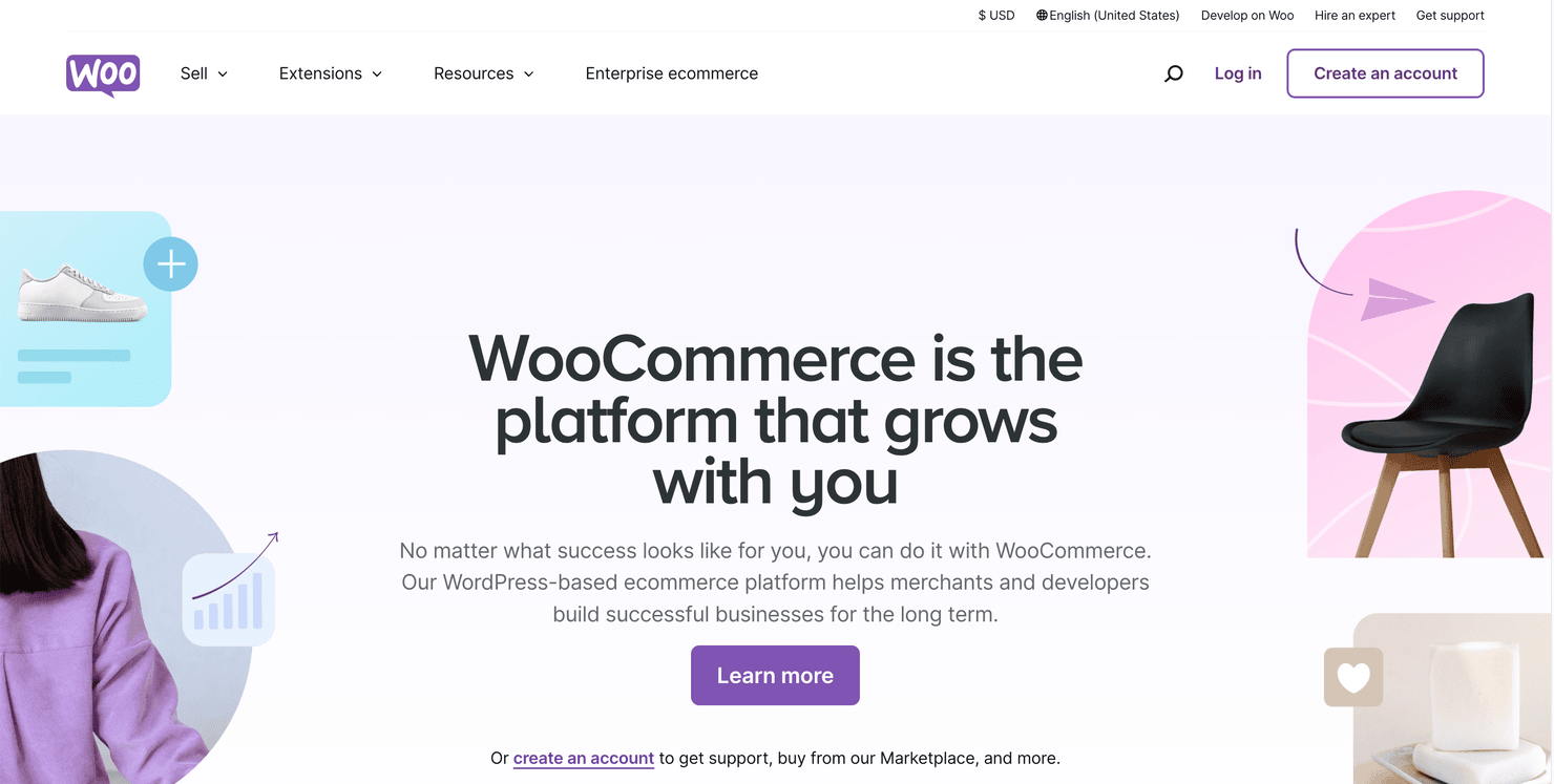 WooCommerce website