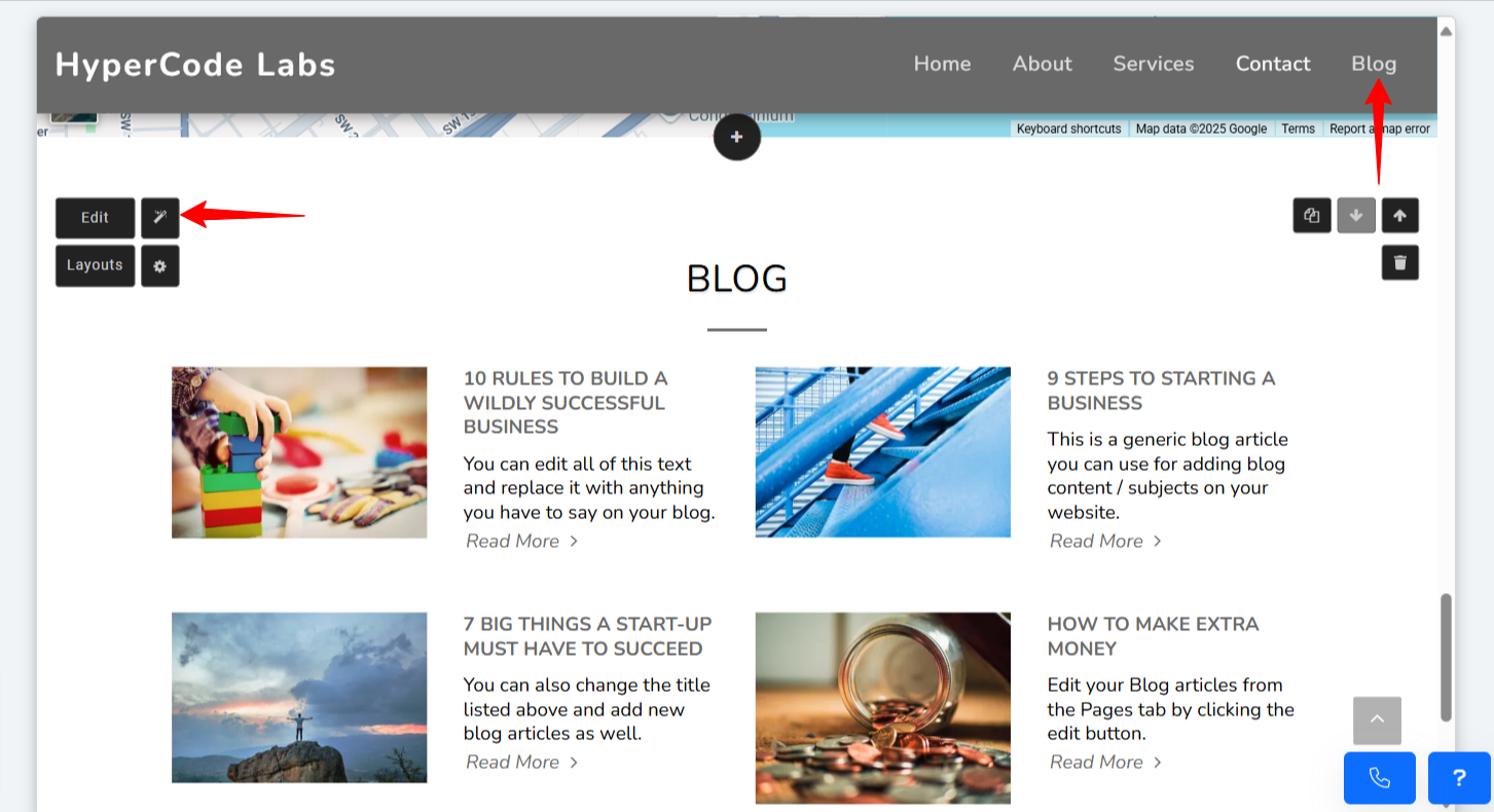 screenshot of the Edit button