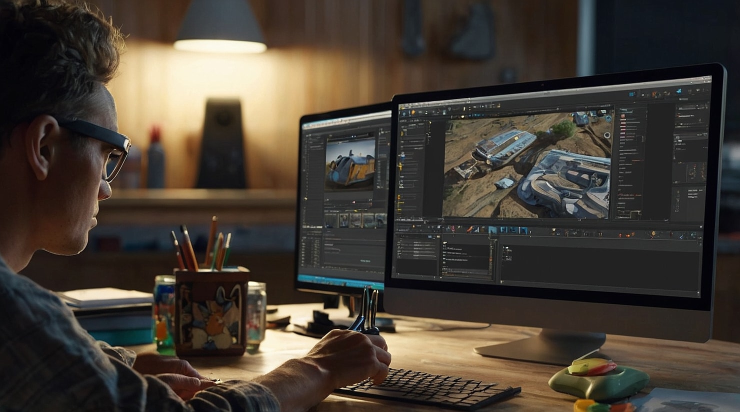 3D Modelling and animation on computer