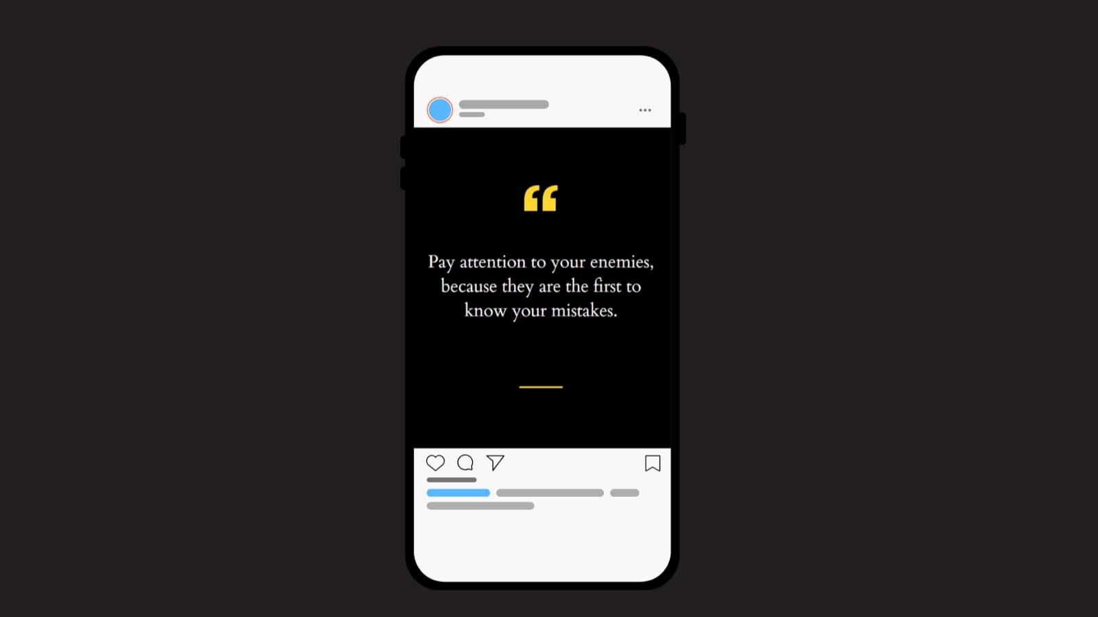 A lovely quote posted on twitter platform.