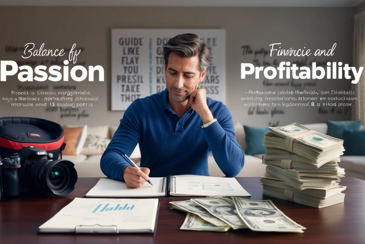 A man making plans with money on the table